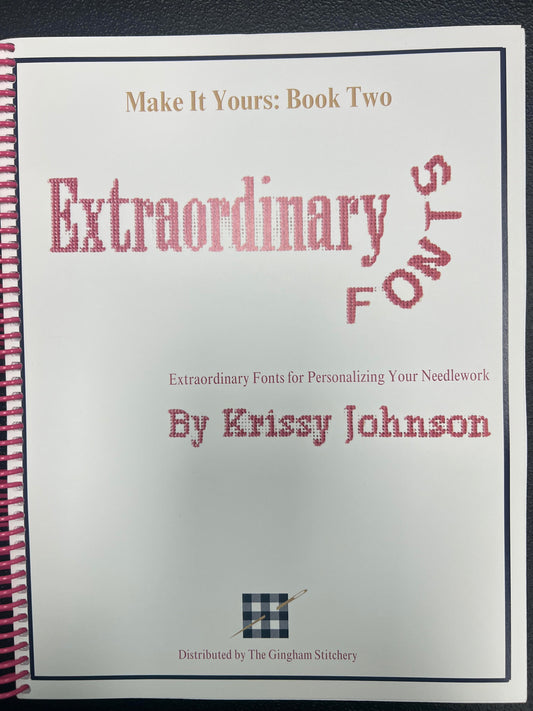 Extraordinary Fonts by Krissy Johnson