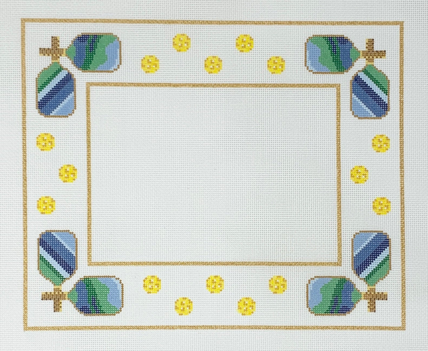 Pickleball Frame - Gold (for 5x7 photo either direction)