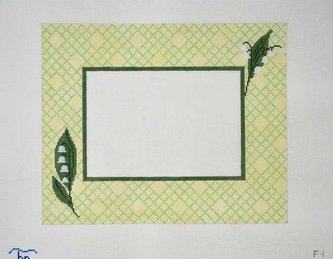 Lily of the Valley Frame Blue Ridge Stitchery