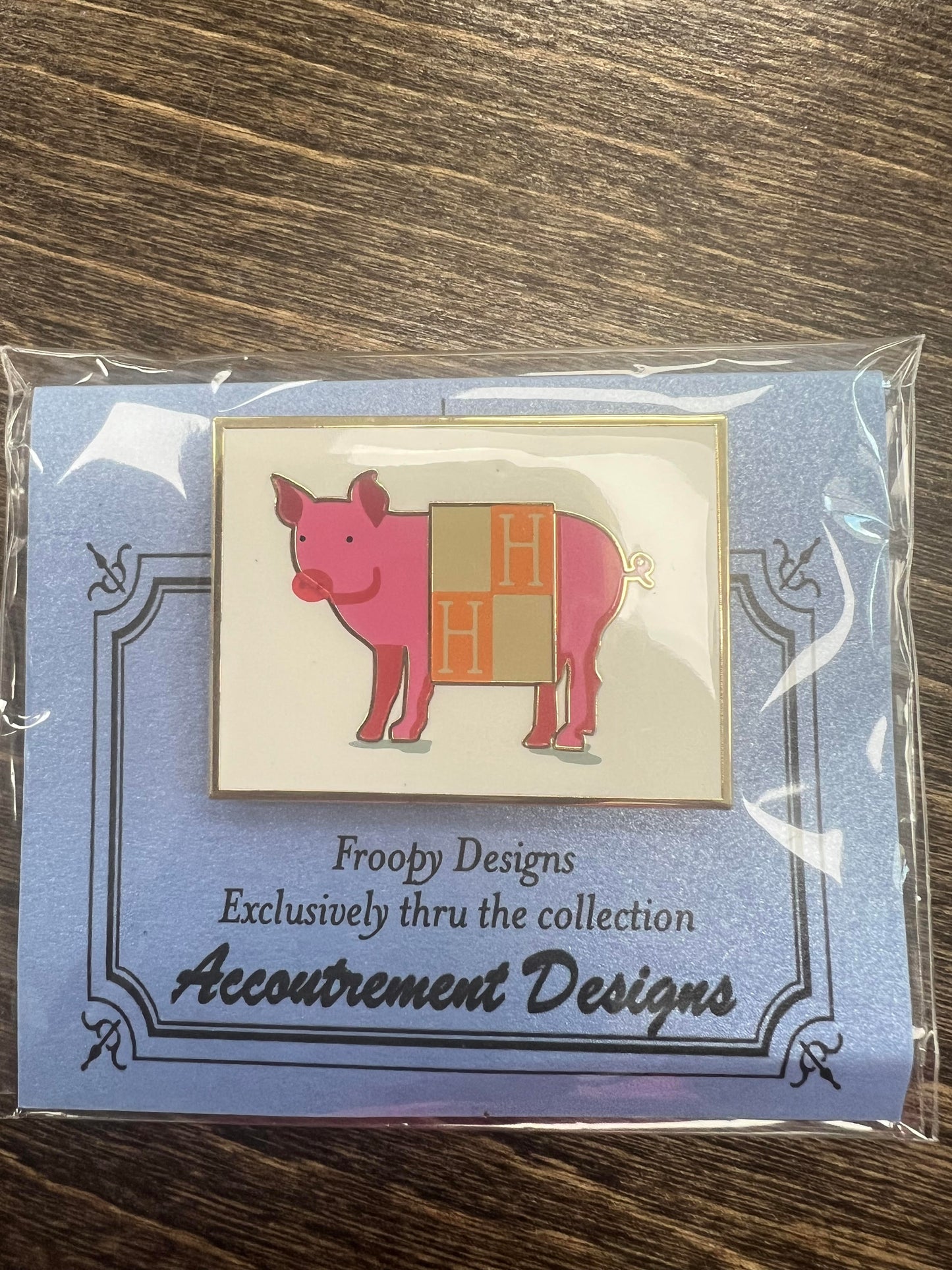 Pig in an H Blanket Needle Minder Froopy Designs