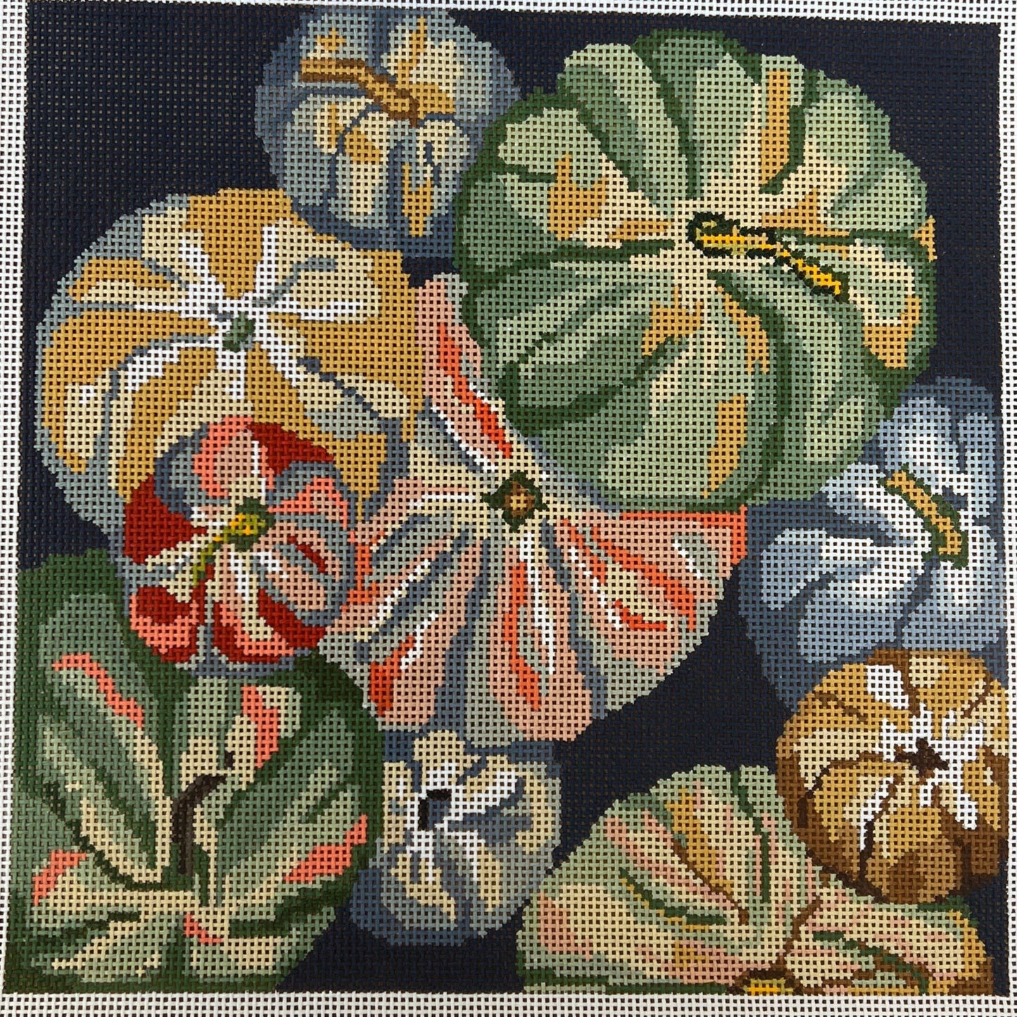 Tumbling Pumpkins Pillow Amelia Bond