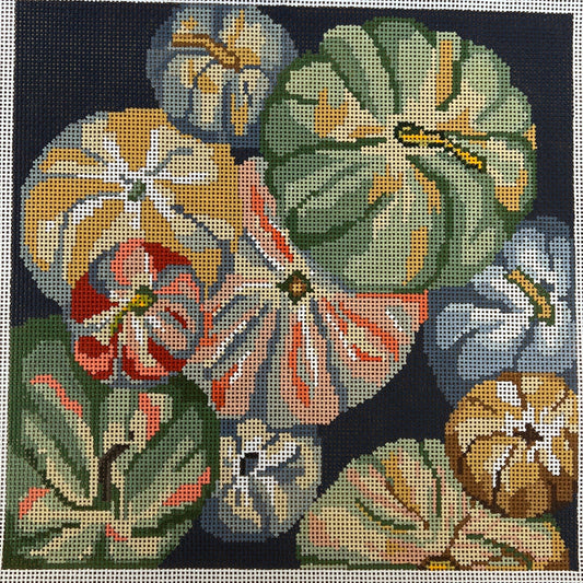 Tumbling Pumpkins Pillow Amelia Bond
