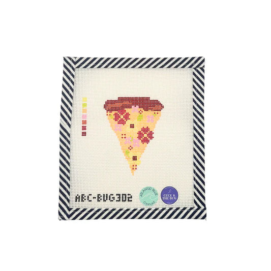 Floral Pizza Atlantic Blue Canvas