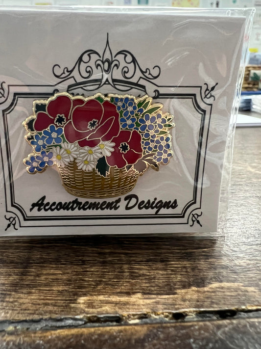 Flower Basket Needle Minder