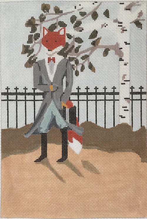 Fox & Fence The Plum Stitchery