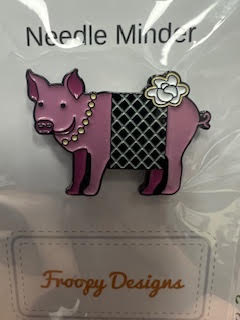 Pig with Pearls Needle Minder Froopy Designs