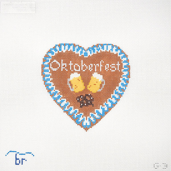 Oktoberfest Gingerbread Heart