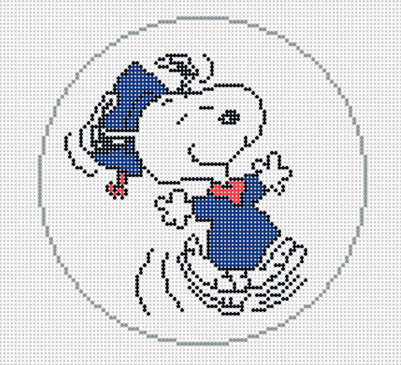 Snoopy Graduation Dance Canvas