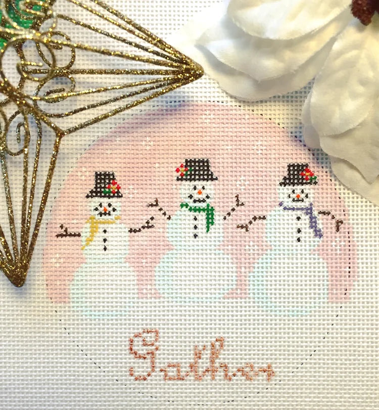 Gather Ornament The Plum Stitchery
