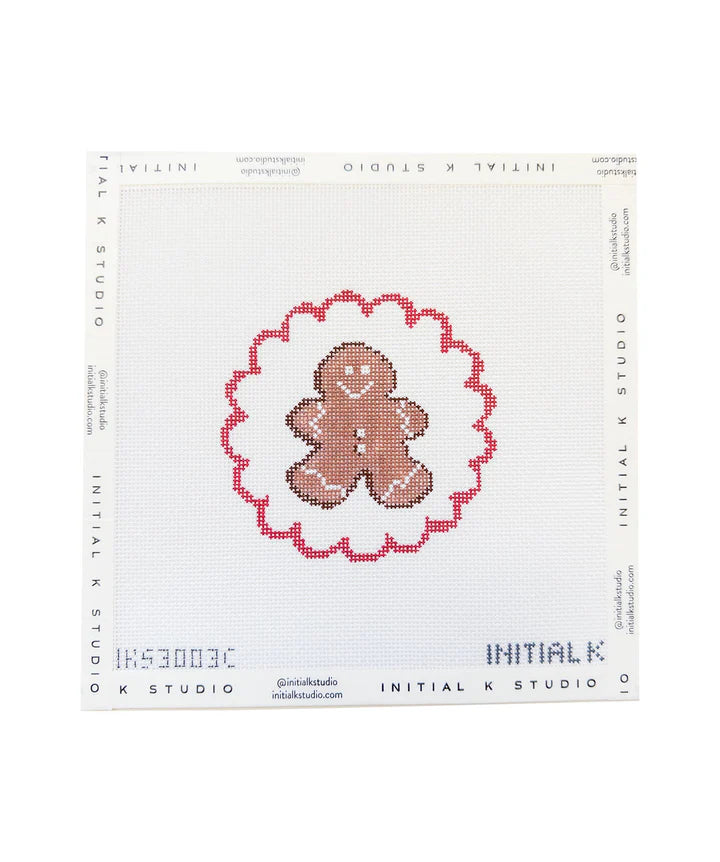Gingerbread Man Cookie Ornament Initial K