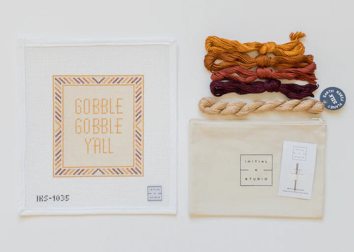 Gobble Canvas Initial K