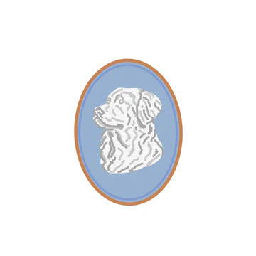 Sticker Golden Retriever Cameo Rooney and Stitch