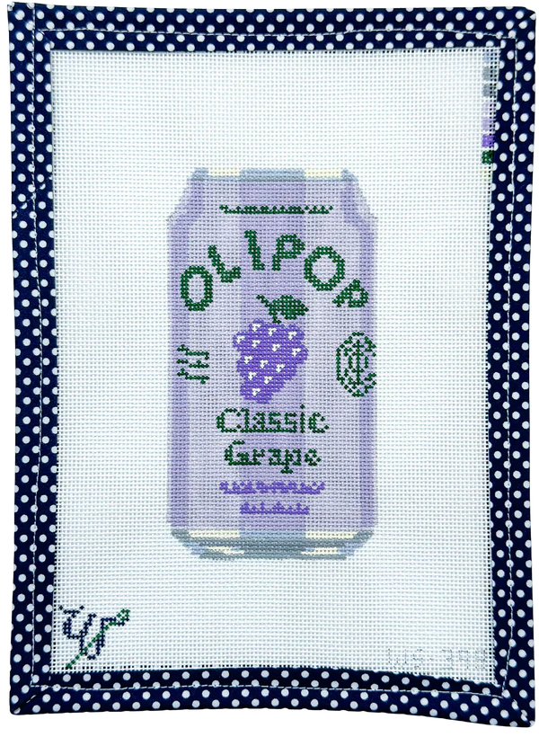 Olipop Grape Pop Wipstitch