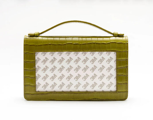 Everyday Clutch Green Croc Rachel Barri