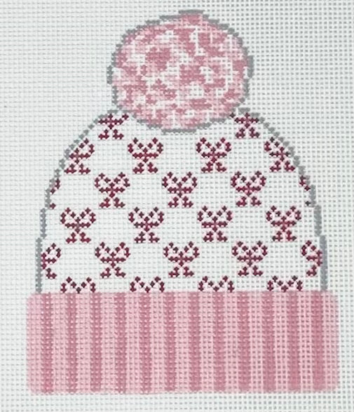 Beanie - Bows, Pink