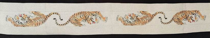 Tigers on White Hip Belt or Purse Strap Colors of Praise