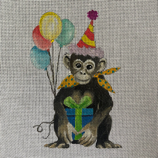 Birthday Baby Monkey with Presents Colors of Praise