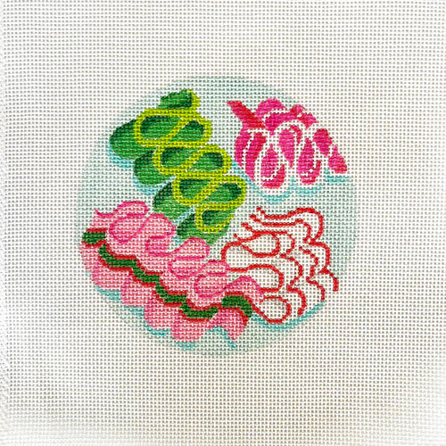 Holiday Ribbon Candy Blueberry Point Needlepoint
