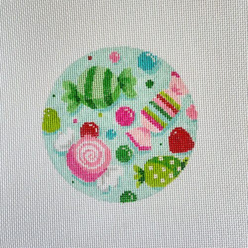 Holiday Taffy Blueberry Point Needlepoint
