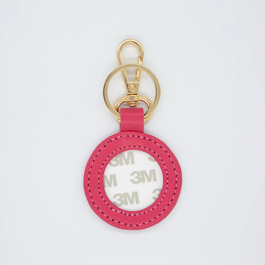 Hot Pink Leather FOB Round Tilli Tomas