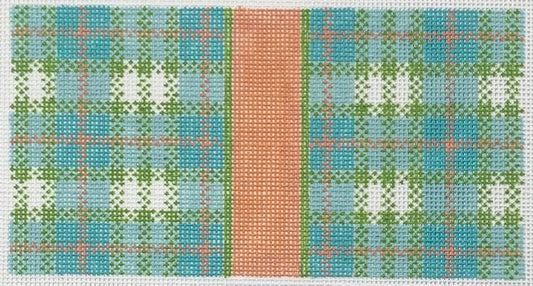 Turquoise Plaid, 6x3  (Reg. $39)
