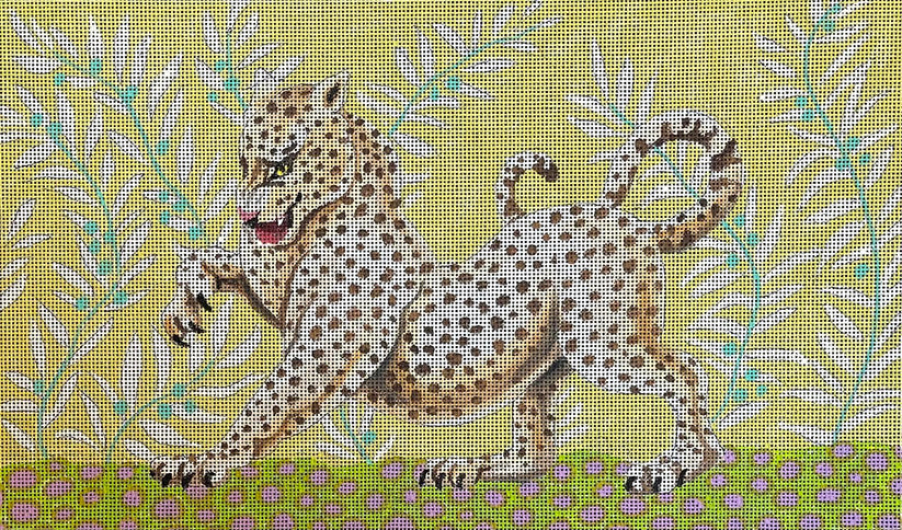 Leopard on Yellow Colors of Praise