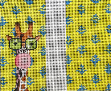 Giraffe with Glasses Eyeglass case Colors of Praise