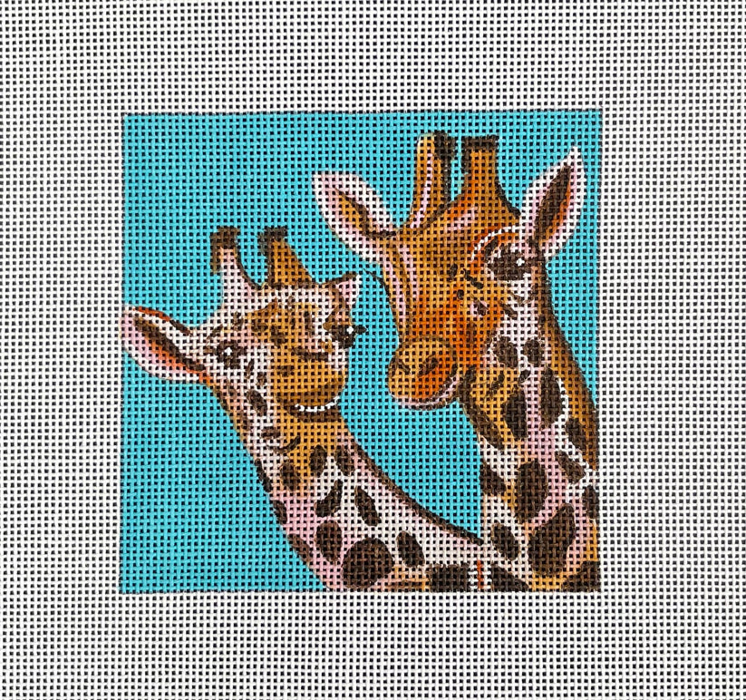 Colors of Praise IN231 Double Giraffe Coaster