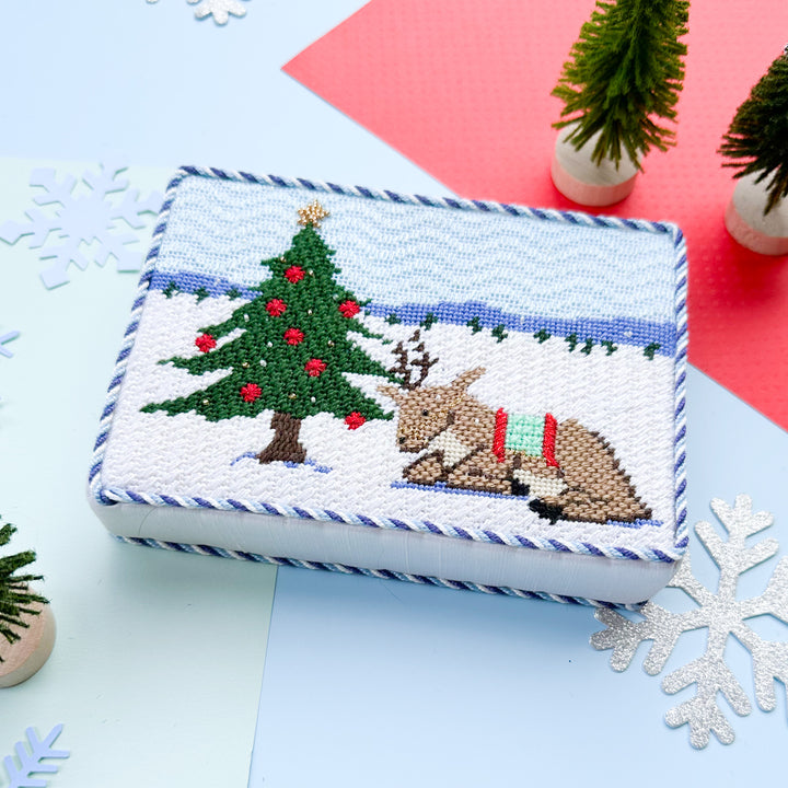 Reindeer and Tree Stitch Guide Included