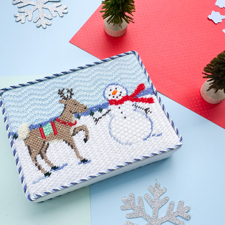 Reindeer and Snowman Stitch Guide Included