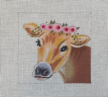 Cow with Flowers Coaster Colors of Praise IN078