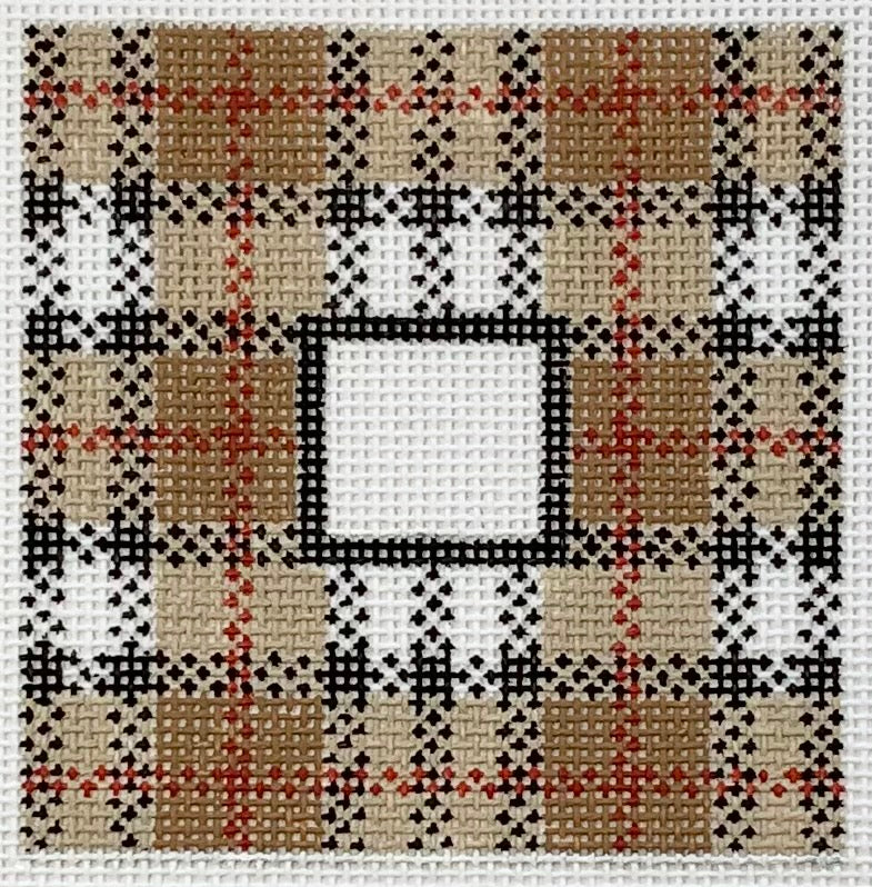 Brown Plaid, 3x3