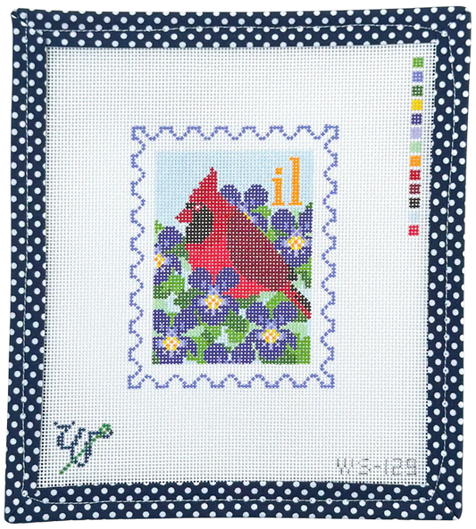 Illinois Stamp Wipstitch