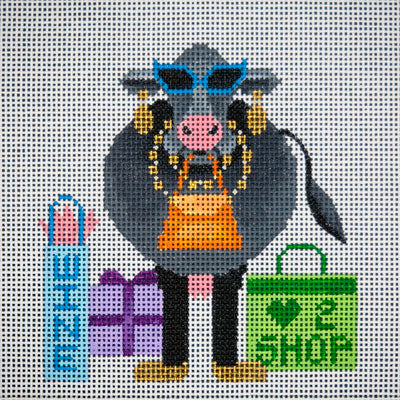 Shop Until the Cows Come Home JP Needlepoint