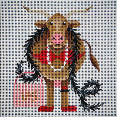 Victor/Victoria the Cow JP Needlepoint