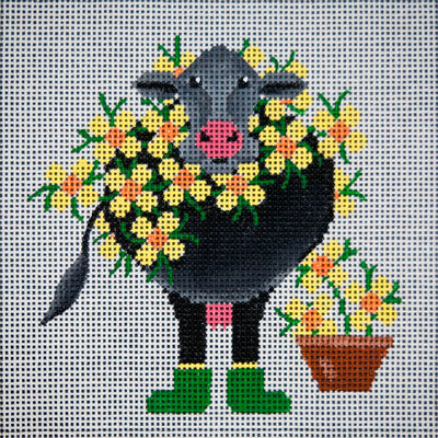 Daisy the Cow JP Needlepoint