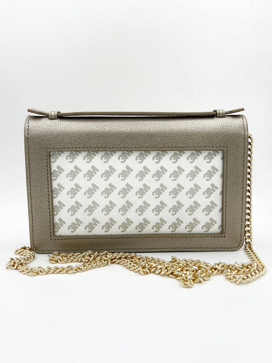 Everyday Clutch Metallic Taupe