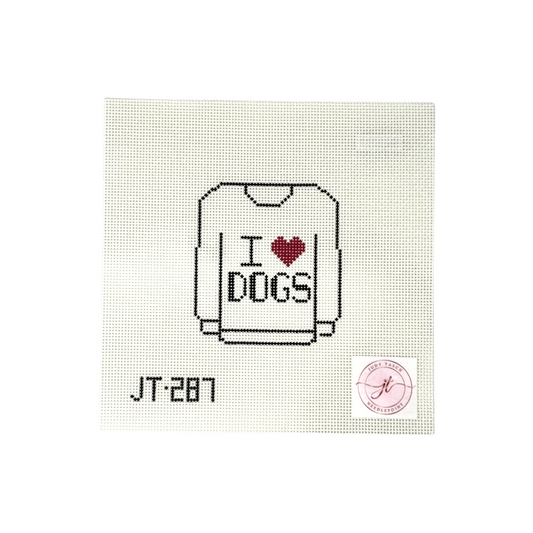 JT287 I Love Dogs Sweater