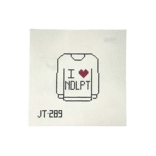 JT289 I Love NDLPT Sweater