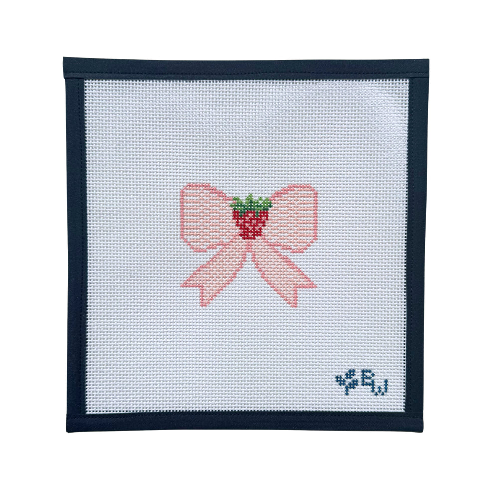 June Bow Boxwood Needlepoint