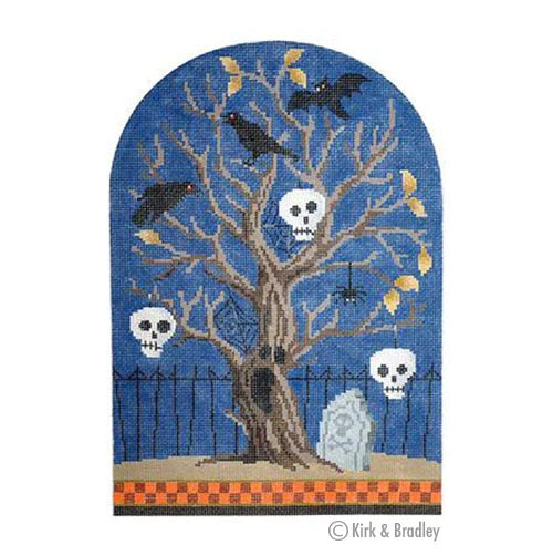 Skeletons Spooky Tree Kirk and Bradley