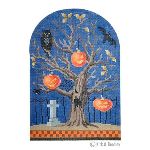 Pumpkins Spooky Tree Kirk and Bradley