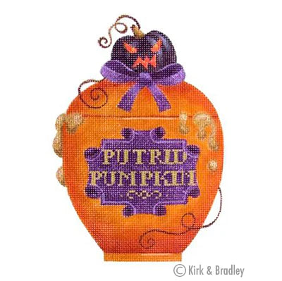 Putrid Pumpkin Poison Bottle by Kirk and Bradley