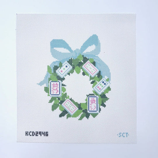 Mahjong Wreath KC Designs