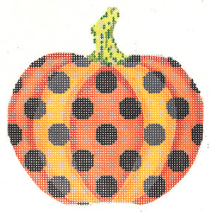 Haunted Polka Dots Pumpkin Kelly Clark KCN1551