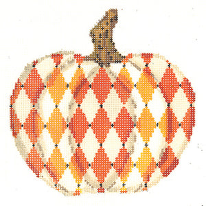 Hallowed Harlequin Pumpkin Kelly Clark KCN1555