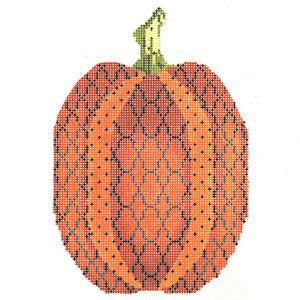 Tall Orange Trellis Pumpkin Kelly Clark KCN1567