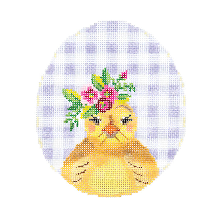 Chick with Flower Crown Kelly Clark KCKEA72