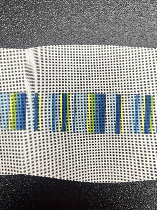 Happy Stripes Blue Yellow Green Belt Kristine Kingston