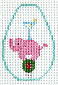 Martini Pink Elephant Key Chain The Meredith Collection